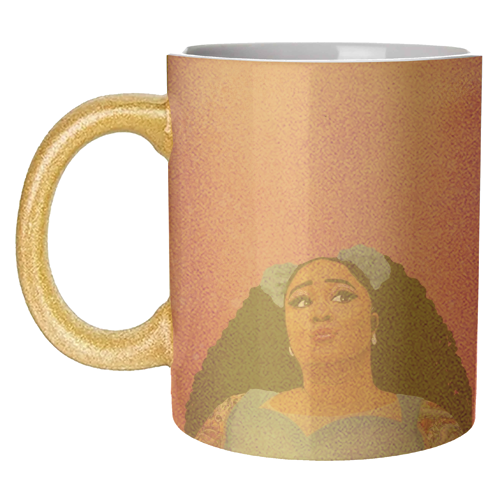 Music Icons: Lizzo About damn time - unique mug by Giddy Kipper