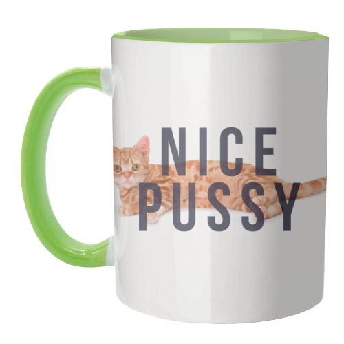 Nice Pussy - unique mug by The 13 Prints