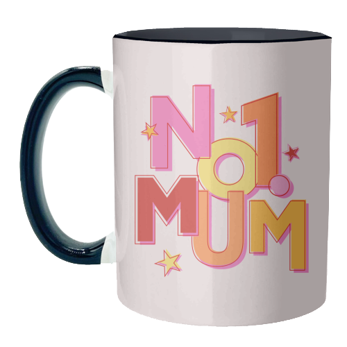 No1 MUM - unique mug by Ania Wieclaw