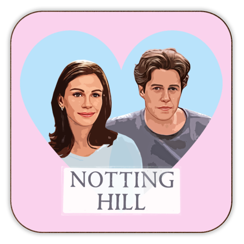 Notting Hill Heart - personalised beer coaster by DOLLY WOLFE