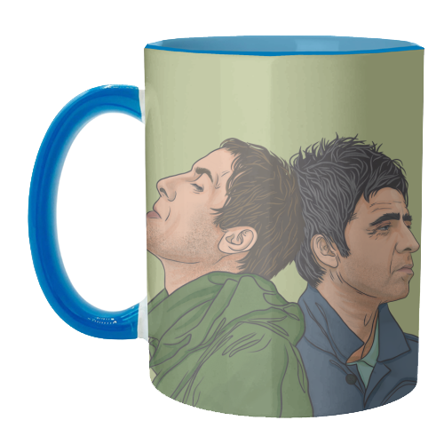 Oasis Reunion - unique mug by Claire Atwood