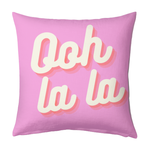 ooh la la - designed cushion by Proper Job Studio