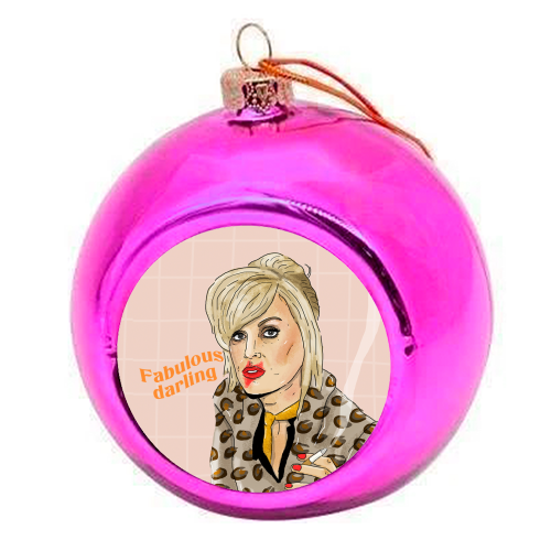 Patsy Stone - colourful christmas bauble by The Queer Store