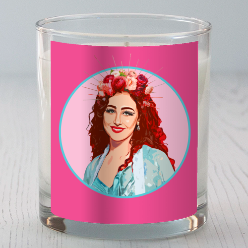 PINK CHAPPELL - scented candle by DOLLY WOLFE