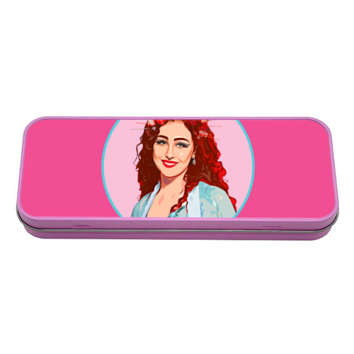 PINK CHAPPELL - tin pencil case by DOLLY WOLFE