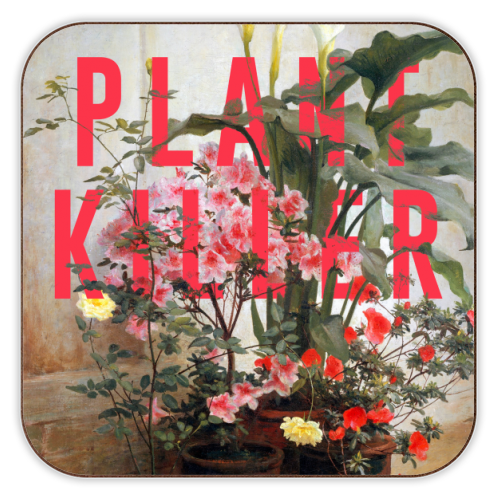 Plant Killer - personalised beer coaster by The 13 Prints