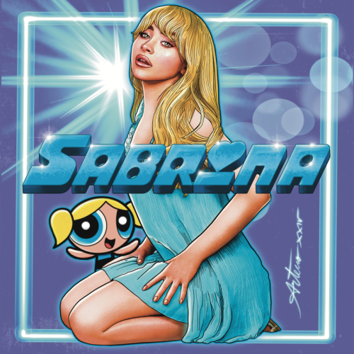 Powerpop Sabrina - Die Cut Sticker by ARTECCO