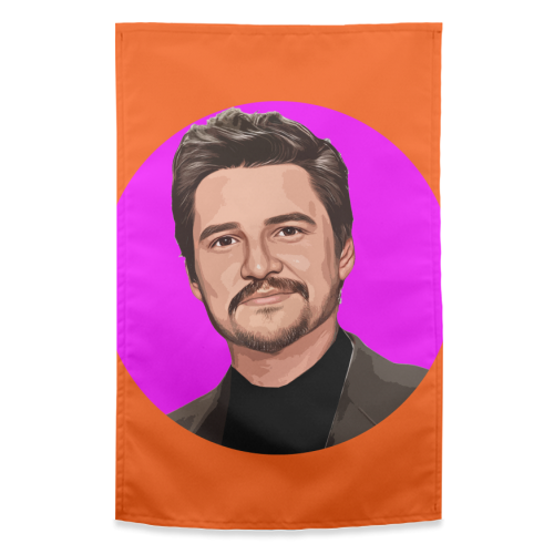 PRETTY PEDRO - funny tea towel by DOLLY WOLFE