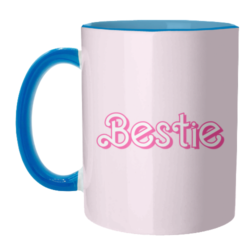 Pretty Pink Bestie - unique mug by Adam Regester