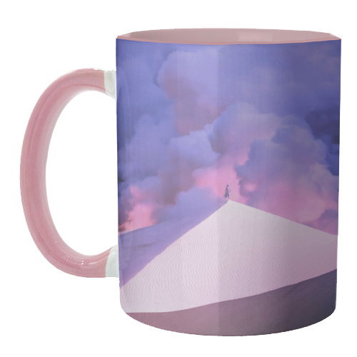 Purple Desert - unique mug by taudalpoi