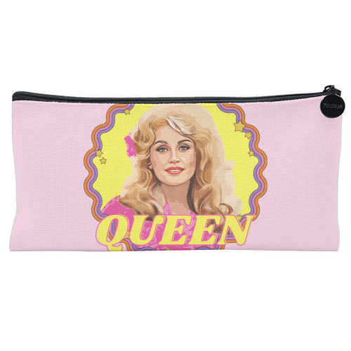 Queen Dolly - flat pencil case by DOLLY WOLFE