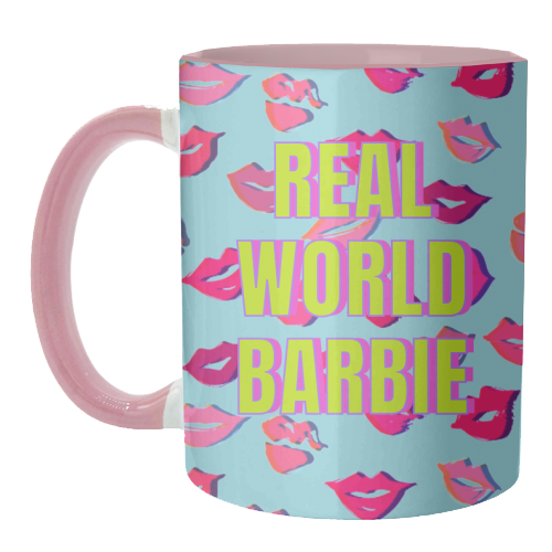 Real World Barbie - unique mug by Nida Designs