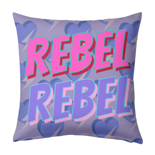 Rebel Rebel - designed cushion by Nida Designs