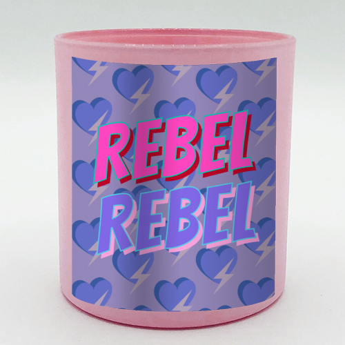 Rebel Rebel - scented candle by Nida Designs