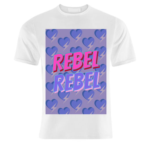 Rebel Rebel - unique t shirt by Nida Designs