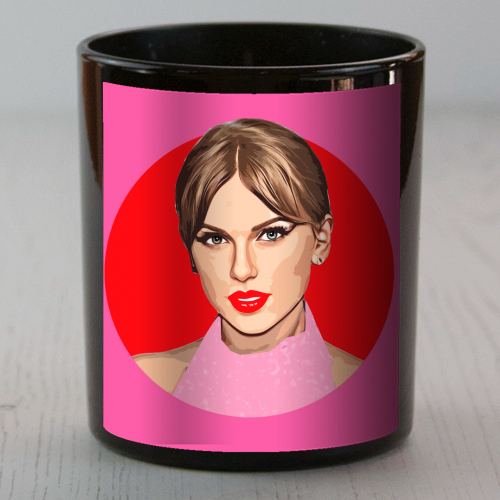 Red lips - scented candle by DOLLY WOLFE