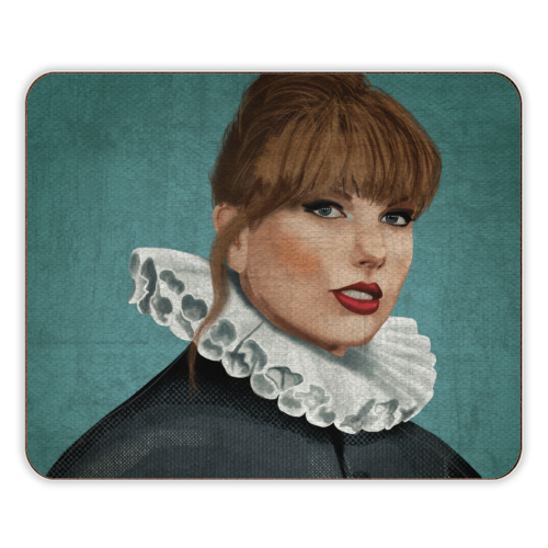 Renaissance Portrait of Taylor - designer placemat by AbiGoLucky