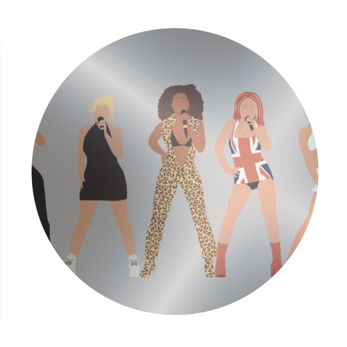 Spice up your life - Circle Sticker by Cheryl Boland