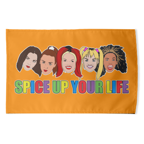 Spice Up Your Life - funny tea towel by Bite Your Granny