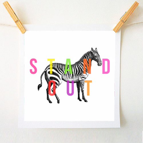 Stand Out - A1 - A4 art print by The 13 Prints