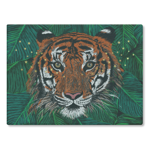 STARLIGHT TIGER - glass chopping board by PEARL & CLOVER