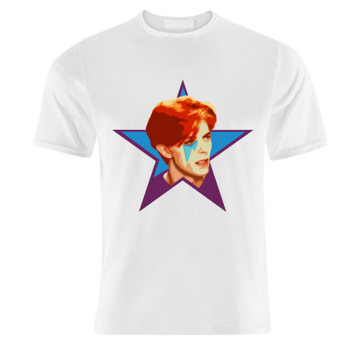 STARMAN - TURQUOISE - unique t shirt by DOLLY WOLFE