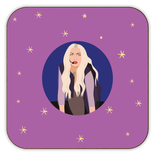 Strike A Pose - personalised beer coaster by Laura Lonsdale