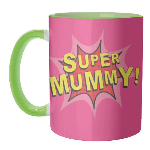 Super Mummy - unique mug by The Boy and the Bear