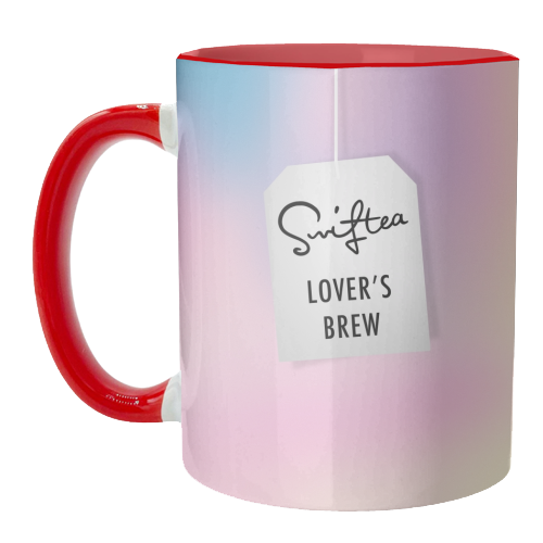 Swiftea lovers brew - unique mug by The Girl Next Draw