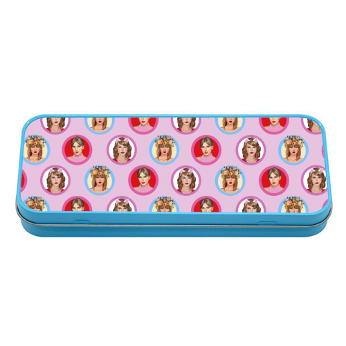 Tay Tay Balls Lilac - tin pencil case by DOLLY WOLFE