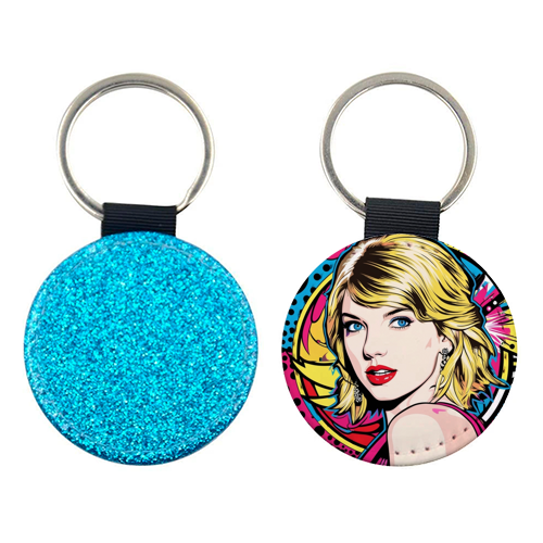 T Pop Art - keyring by Faith Mercer