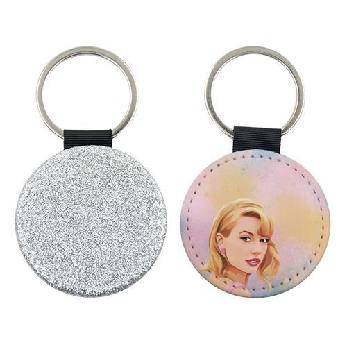 Taylor in pastels - keyring by Giddy Kipper