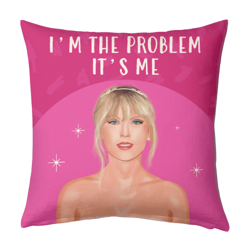 I'm the Problem, It's Me - designed cushion by AbiGoLucky