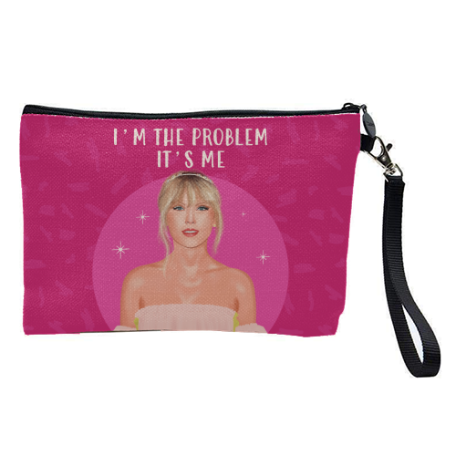 I'm the Problem, It's Me - pretty makeup bag by AbiGoLucky