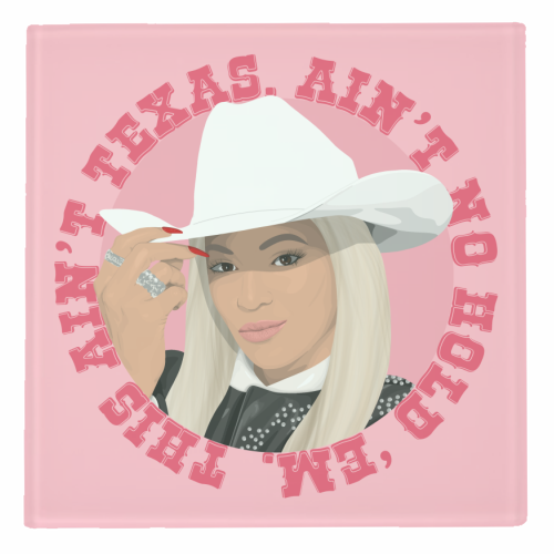 Texas Beyonce - personalised beer coaster by Pink and Pip