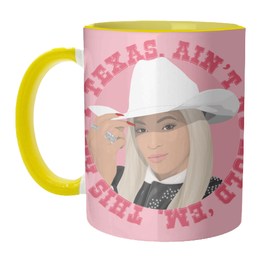 Texas Beyonce - unique mug by Pink and Pip