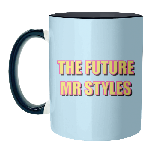 The Future Mr Styles (Bold Typographic Version) - unique mug by Adam Regester