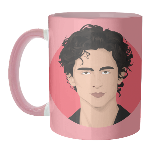 Timothée Chalamet - unique mug by Pink and Pip