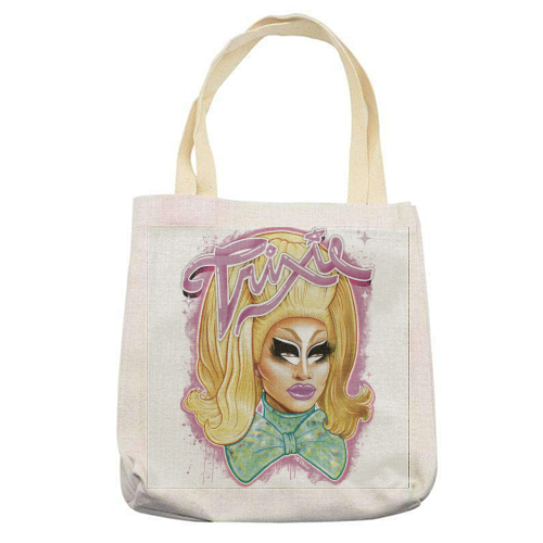 Trixie Mattel - printed canvas tote bag by ARTECCO