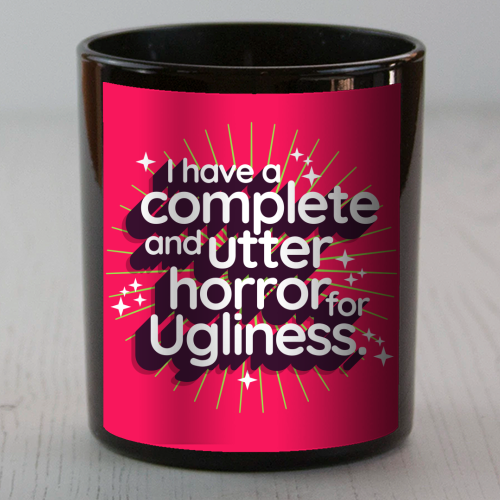 Ugliness Elspeth Catton - scented candle by Claire Atwood