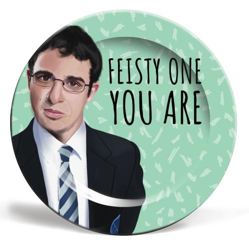 Will from Inbetweeners - ceramic dinner plate by AbiGoLucky