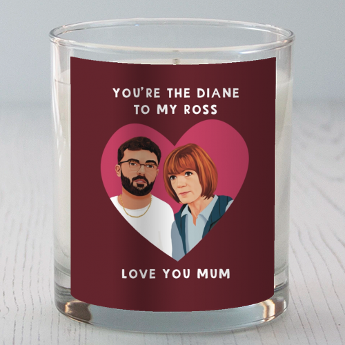 You're the Diane to my Ross Traitors Gift - scented candle by Giddy Kipper