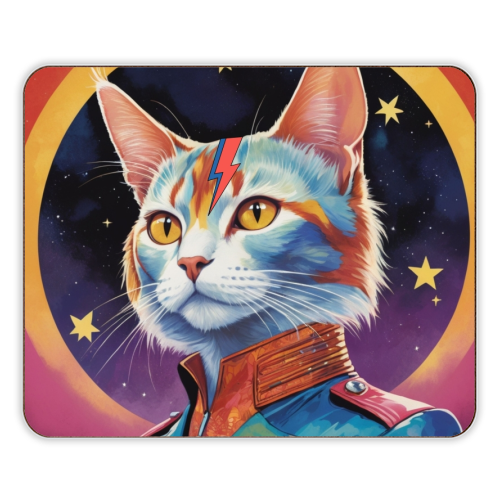 Ziggy Kitty Cat - designer placemat by Faith Mercer